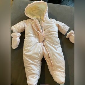 Childrens place snow suit and mittens BNWT